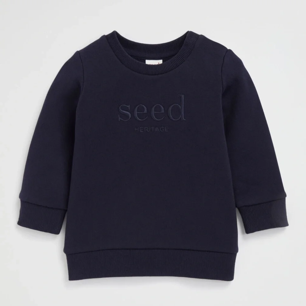 Seed Core Logo Sweat sweatshirt size 3-6 months